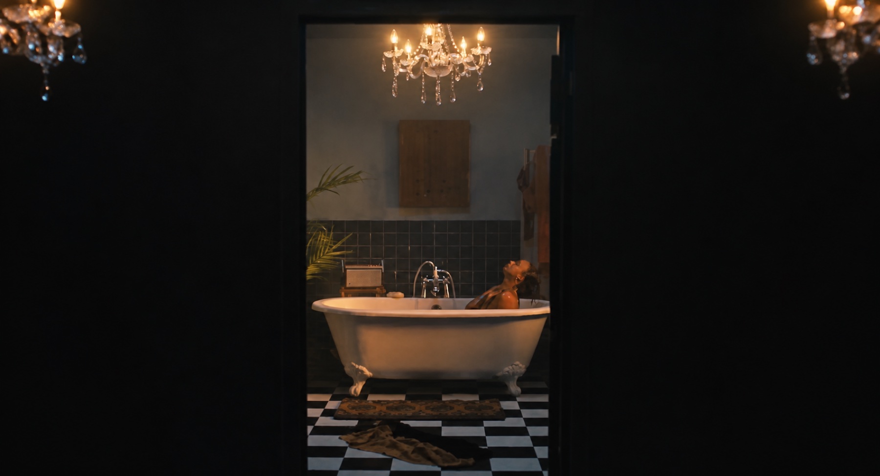 Call Me Everyday bathtub scene