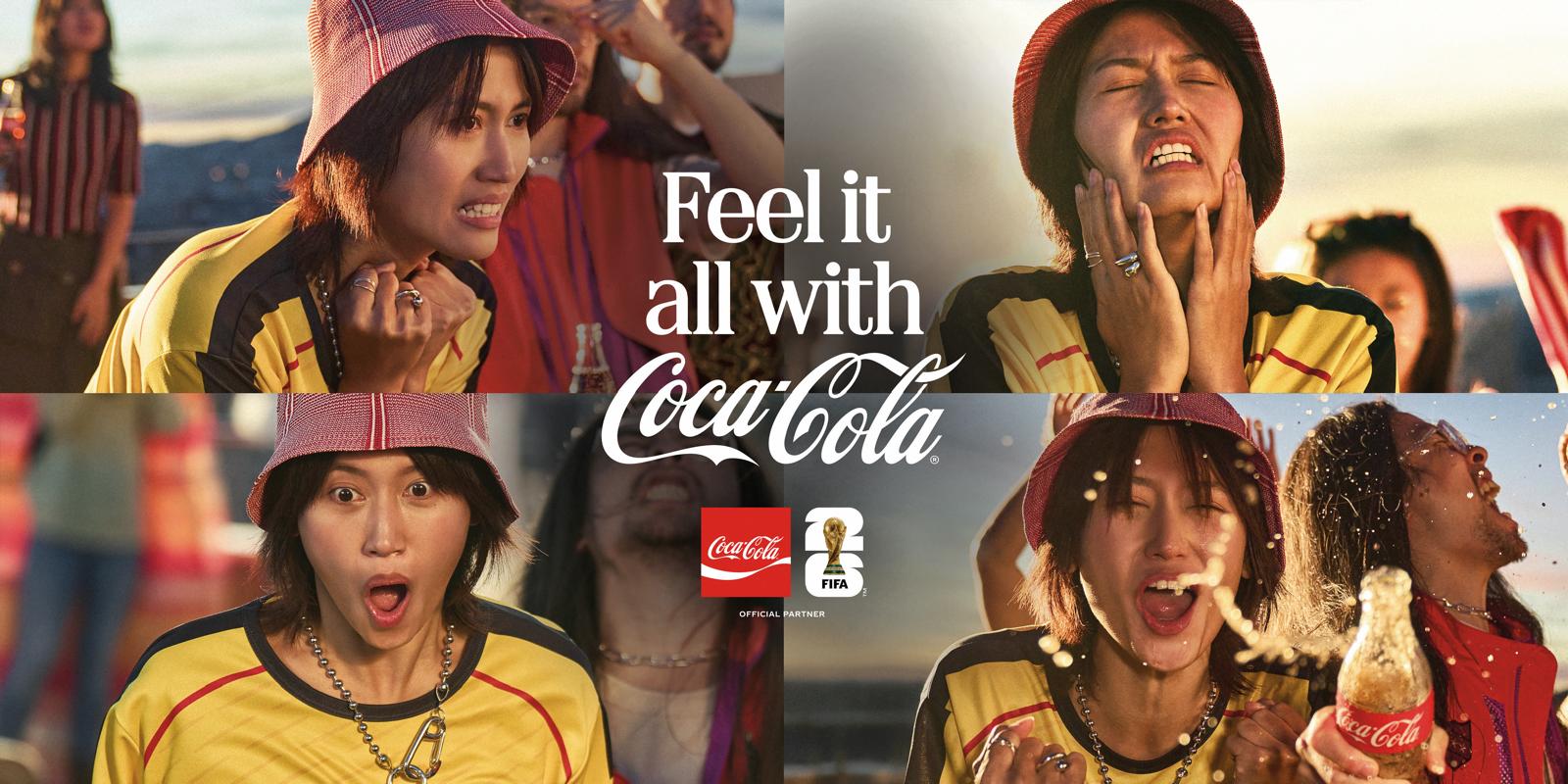Coca-Cola World Cup Feel It All campaign artwork